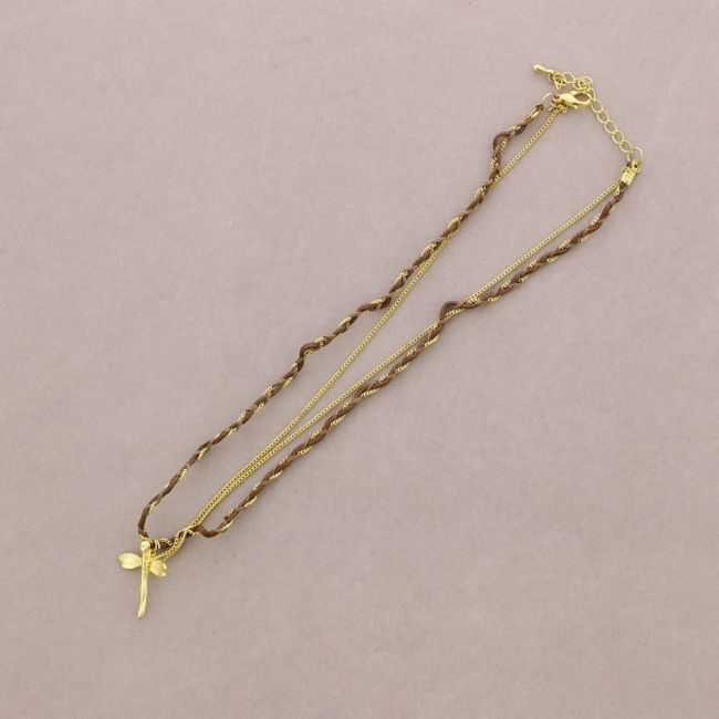 COLLAR GARGANTILLA TRENZADO CADENA