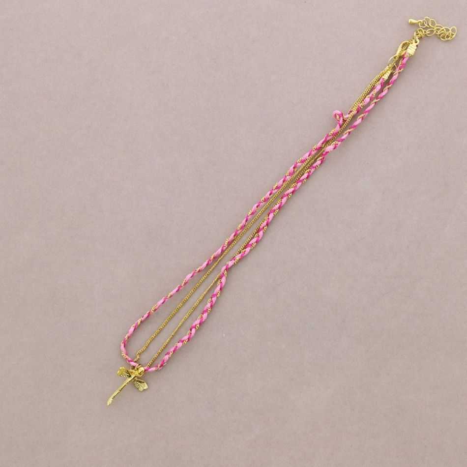 COLLAR GARGANTILLA TRENZADO CADENA