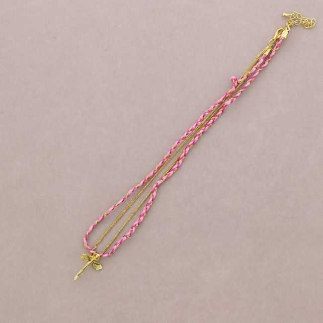 COLLAR GARGANTILLA TRENZADO CADENA