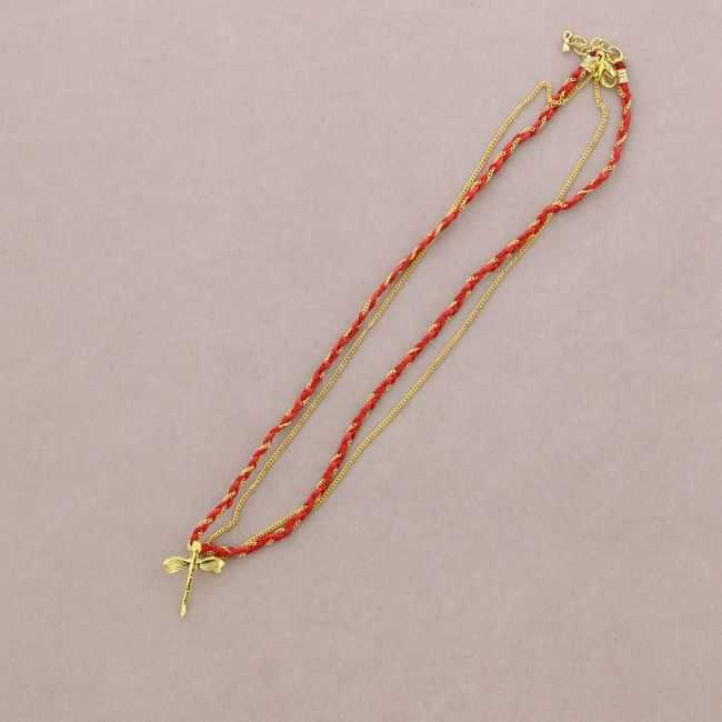 COLLAR GARGANTILLA TRENZADO CADENA