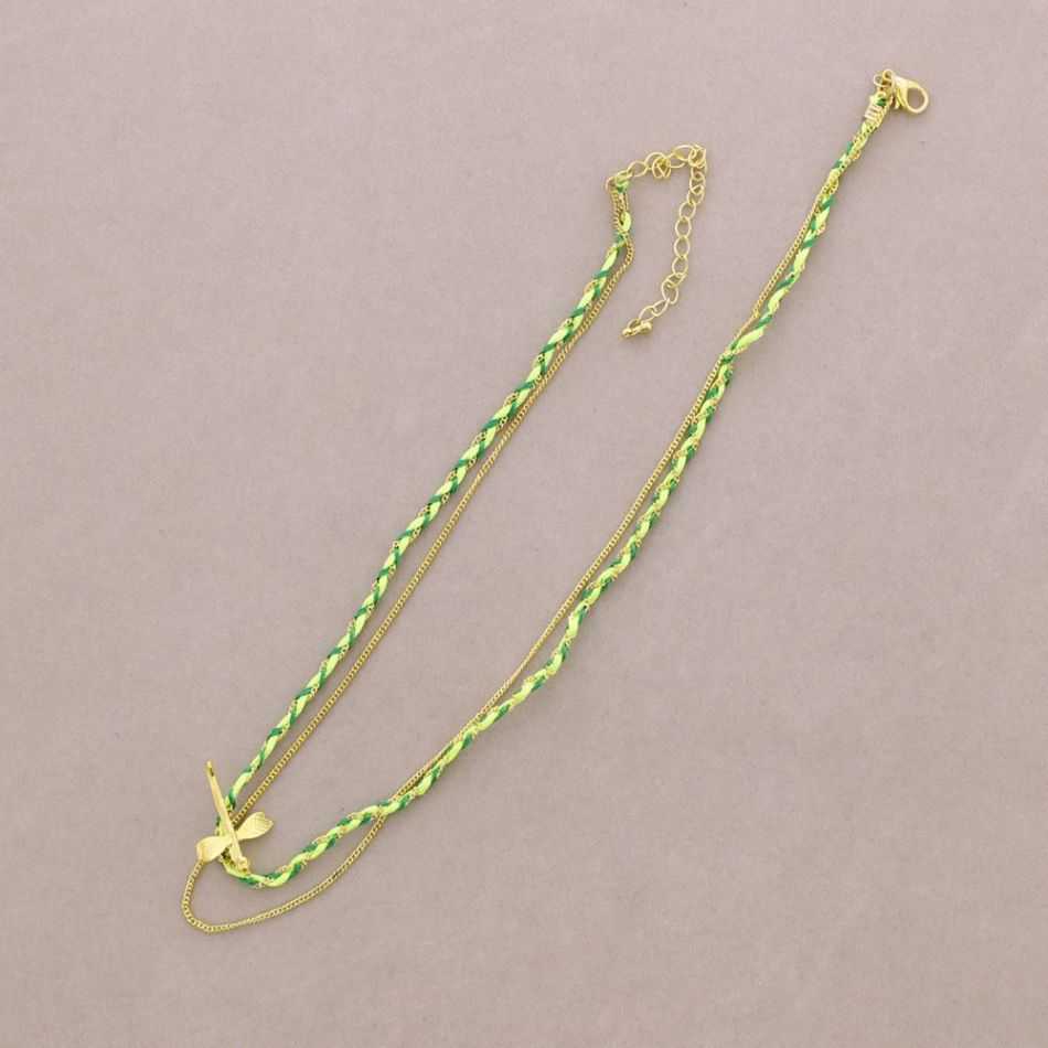 COLLAR GARGANTILLA TRENZADO CADENA