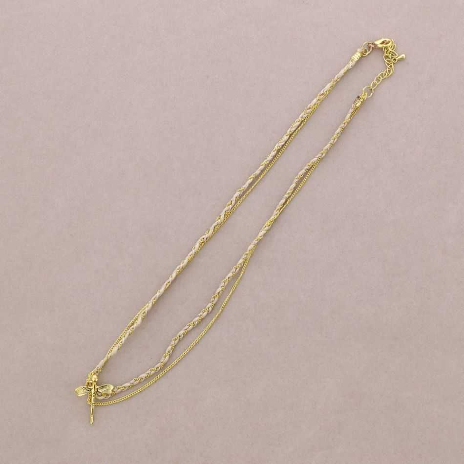 COLLAR GARGANTILLA TRENZADO CADENA
