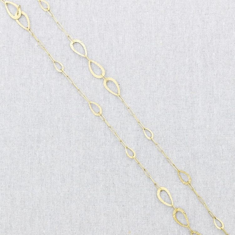 COLLAR ACERO CADENA ESLABONES 112CM