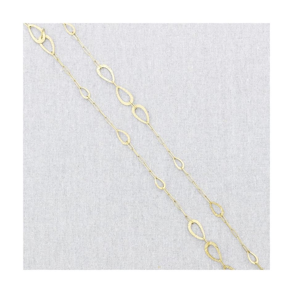 STEEL LINK CHAIN NECKLACE 112CM