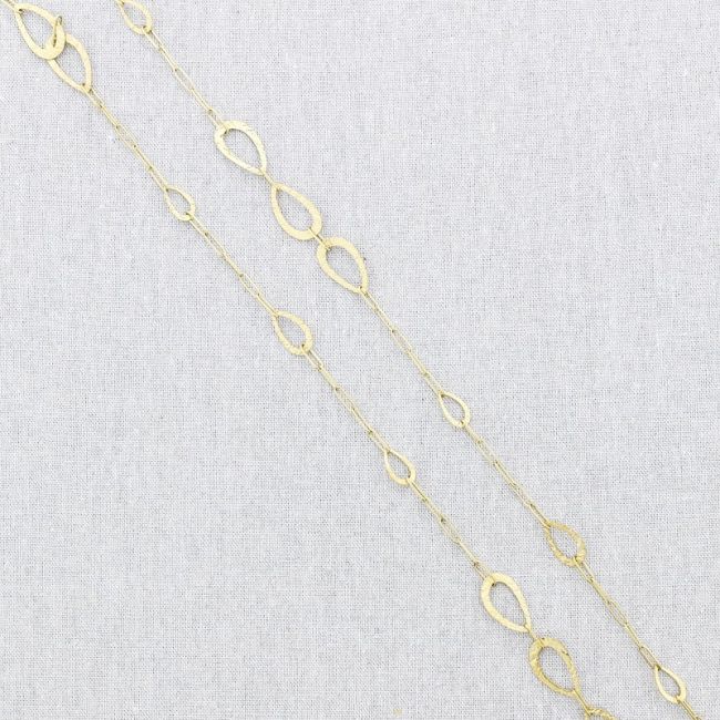 STEEL LINK CHAIN NECKLACE 112CM