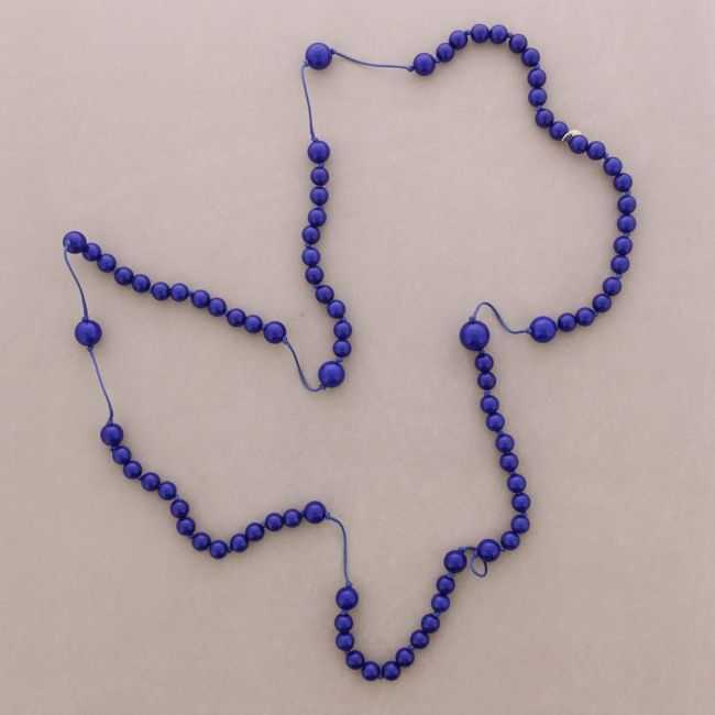 LONG NECKLACE WITH RESIN BEADS 120CM
