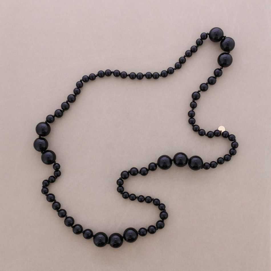 COLLAR LARGO CUENTAS RESINA 100CM