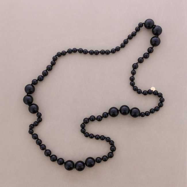COLLAR LARGO CUENTAS RESINA 100CM