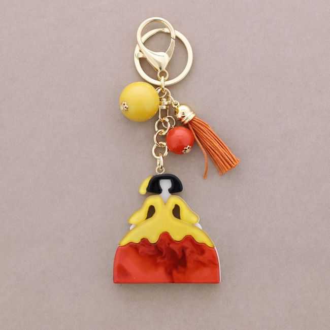 MENINA RESIN KEYCHAIN
