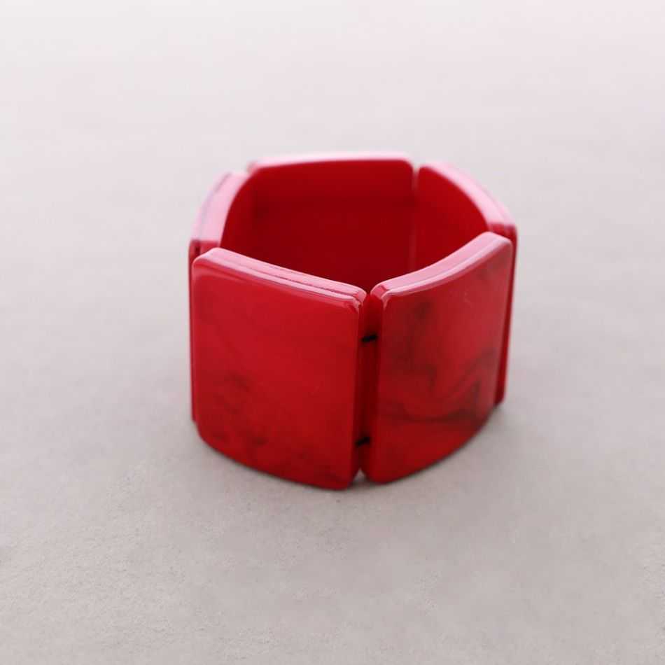 RESIN BEAD ELASTIC BRACELET