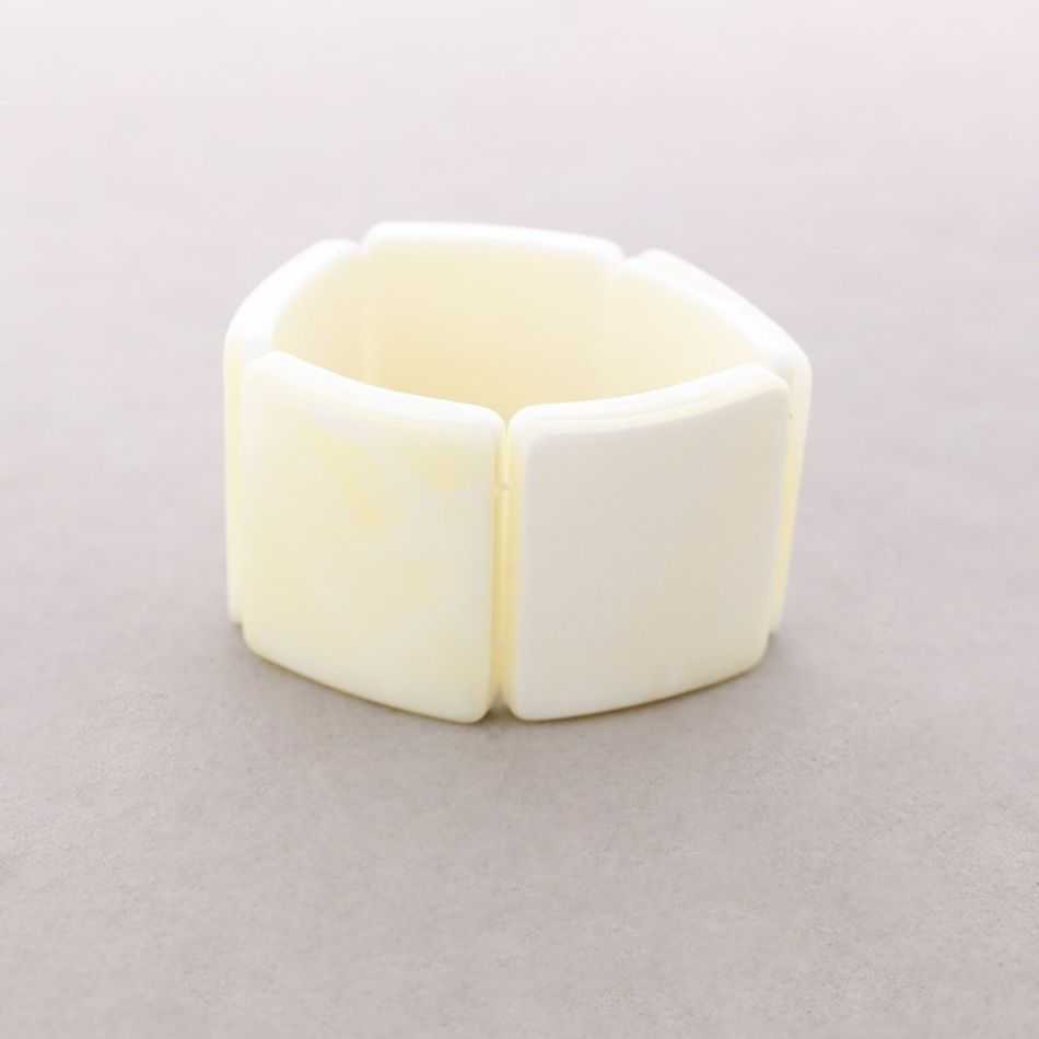 PULSERA ELÁSTICA CUENTAS RESINA