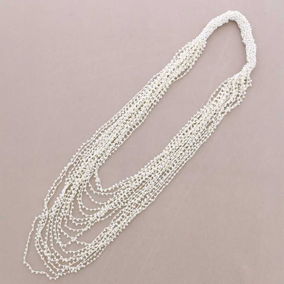 COLLAR LARGO MULTI VUELTA ABALORIOS