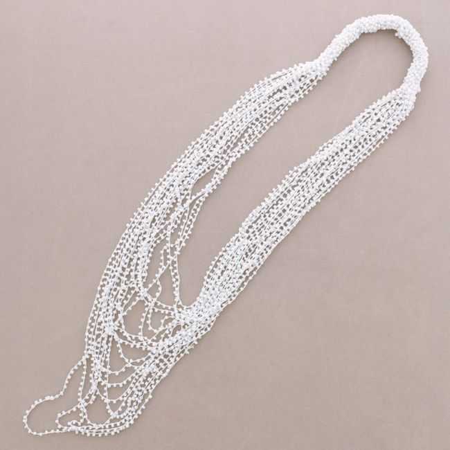 COLLAR LARGO MULTI VUELTA ABALORIOS