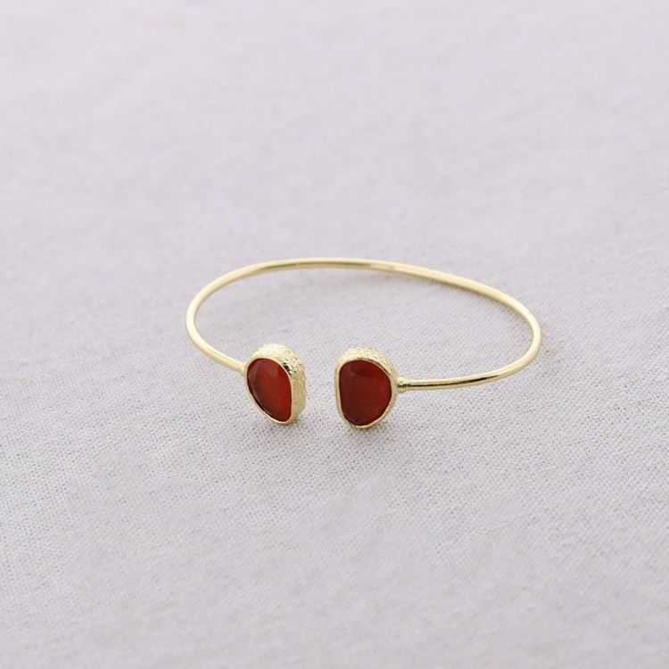 BRAZALETE BRONCE PIEDRAS