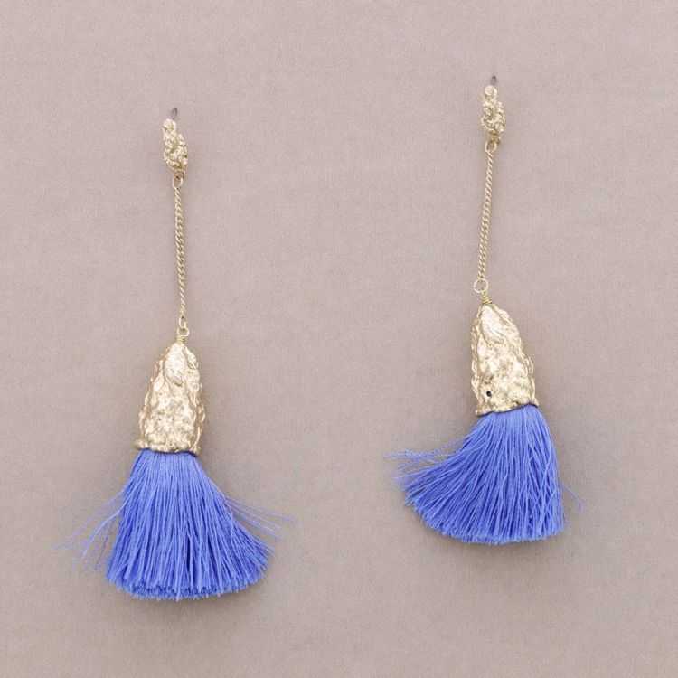 PENDIENTES CADENA COLGANTE FLECO