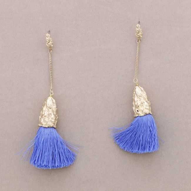 PENDIENTES CADENA COLGANTE FLECO