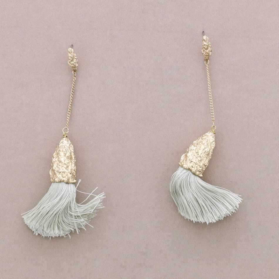PENDIENTES CADENA COLGANTE FLECO