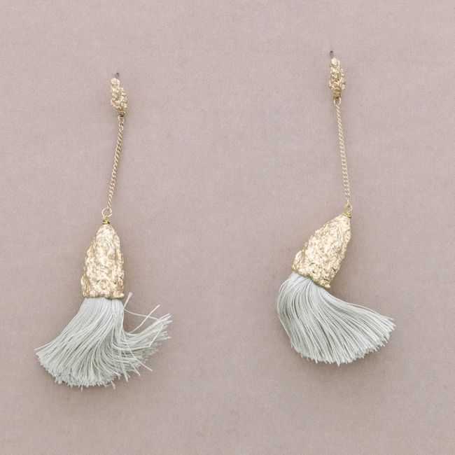 PENDIENTES CADENA COLGANTE FLECO