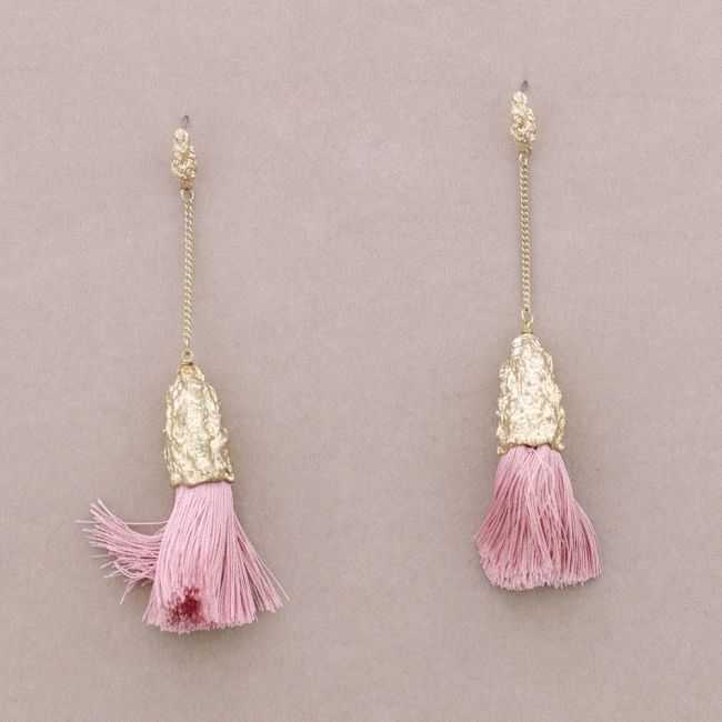 PENDIENTES CADENA COLGANTE FLECO