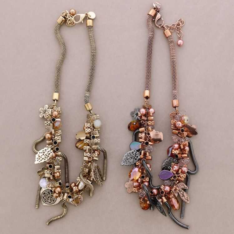 BEADED CHAIN CHOKER 2