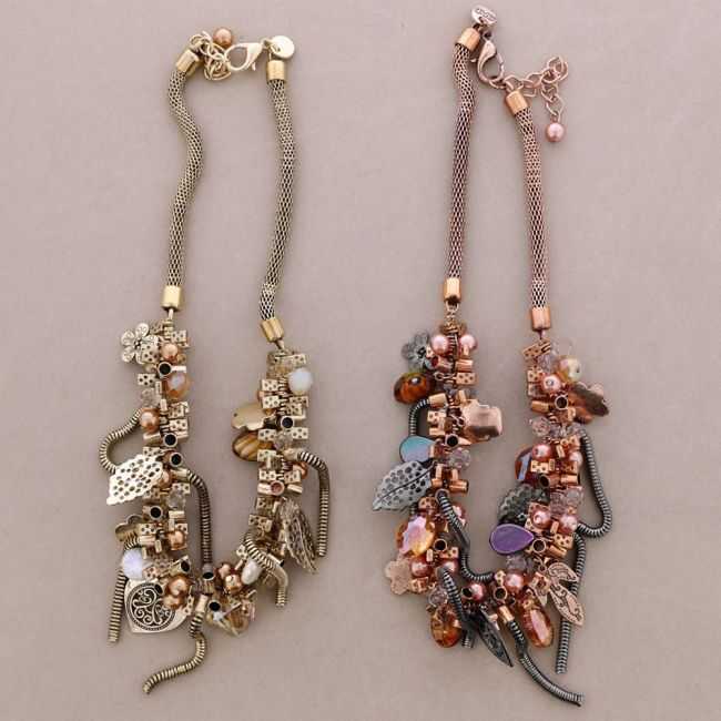 BEADED CHAIN CHOKER