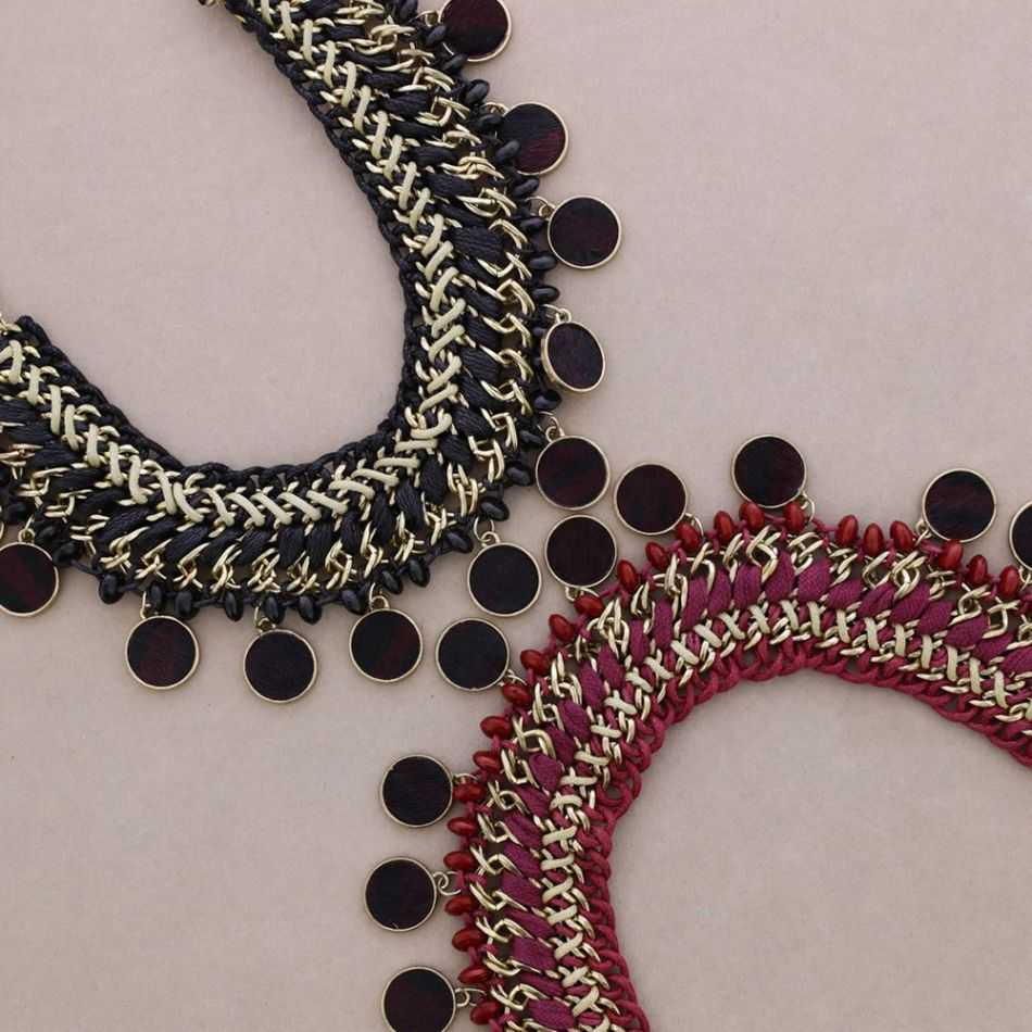 GARGANTILLA CADENA CORDONES COLGANTE