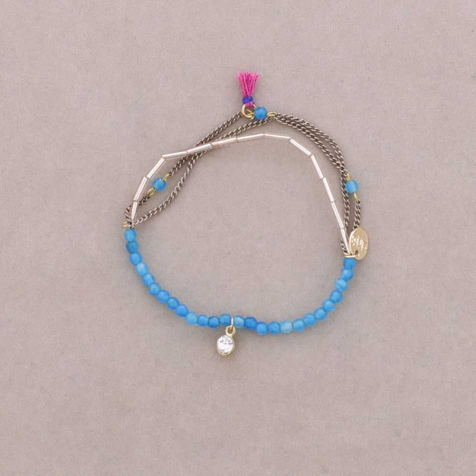 BEADED CHAIN ​​BRACELET