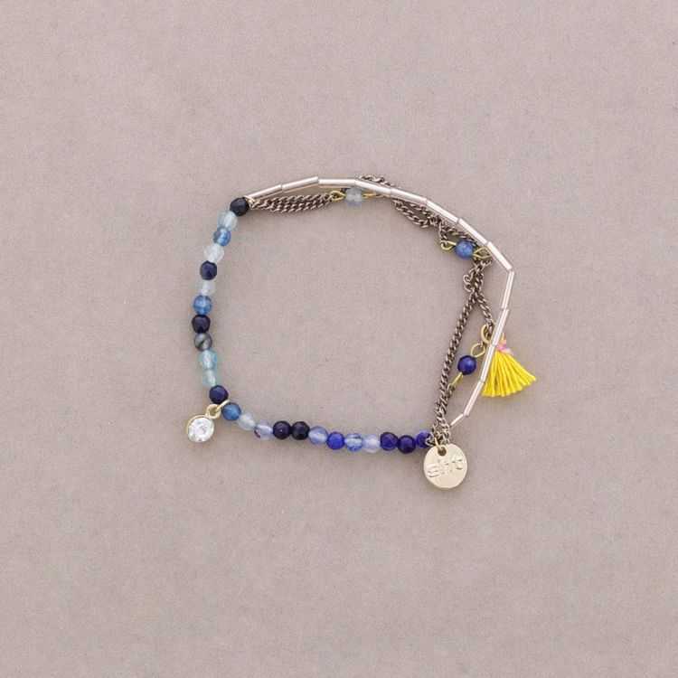 BEADED CHAIN ​​BRACELET