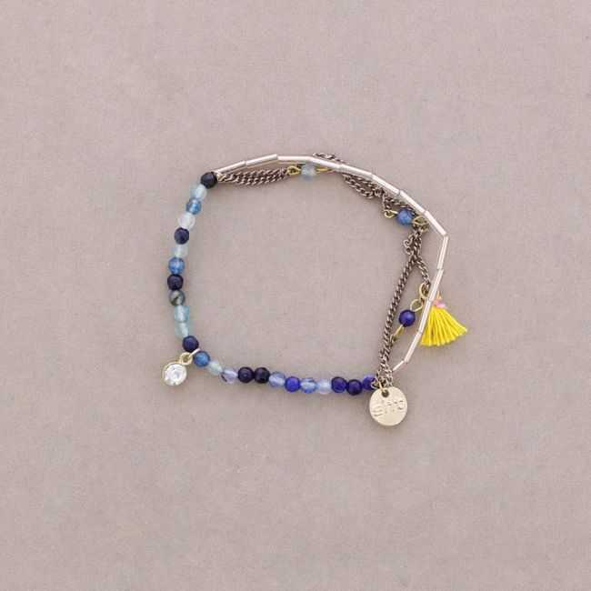 BEADED CHAIN ​​BRACELET