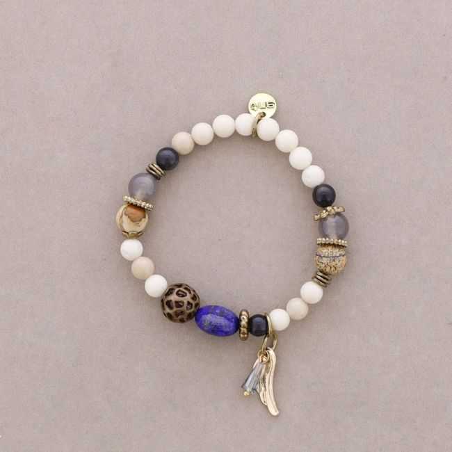 PULSERA CUENTAS PIEDRAS