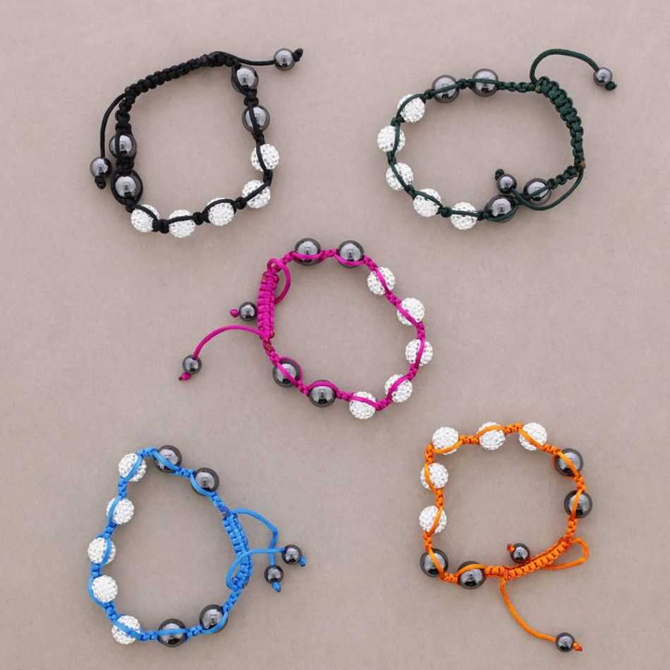 PULSERA BOLAS CRISTALES