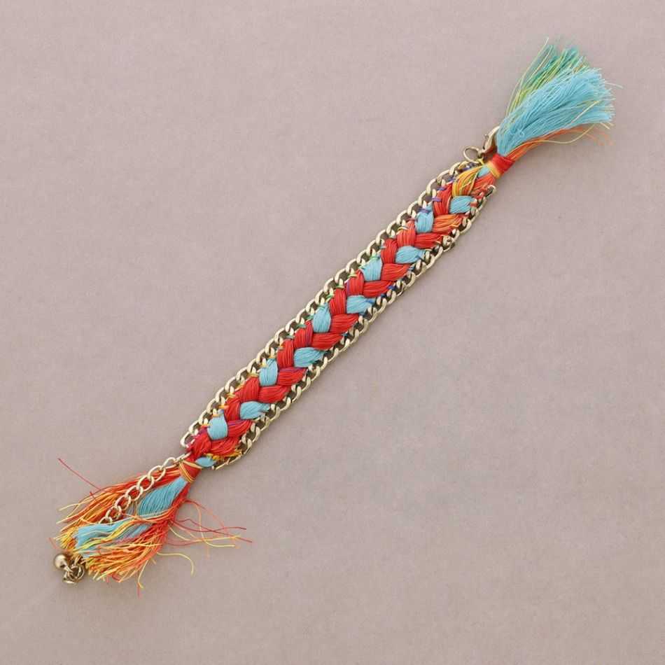 PULSERA CADENA HILO TRENZADO