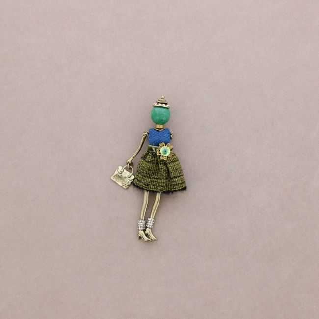 HANGING BROOCH DOLL
