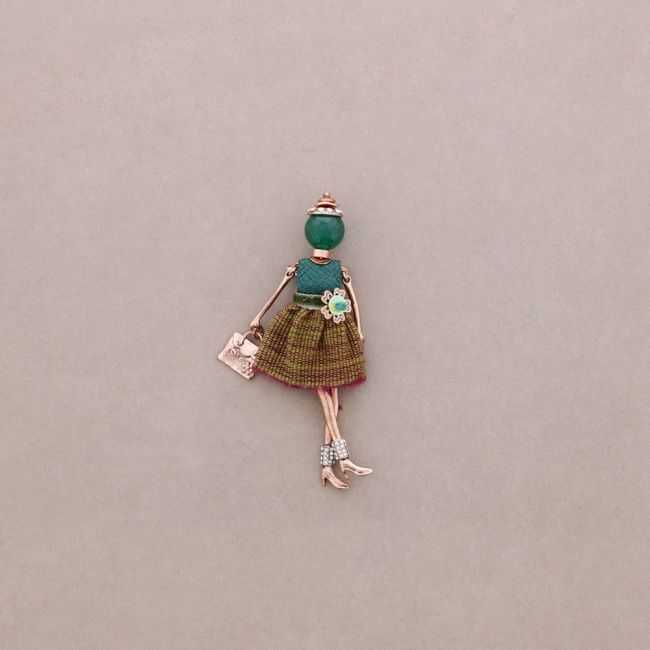 HANGING BROOCH DOLL