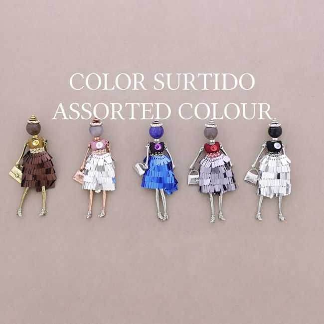 BROCHE LARGO COLG. MUÑECA