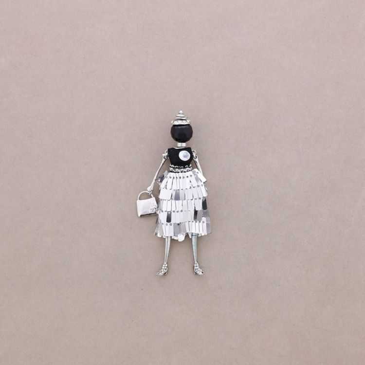 LONG HANGING BROOCH DOLL 2