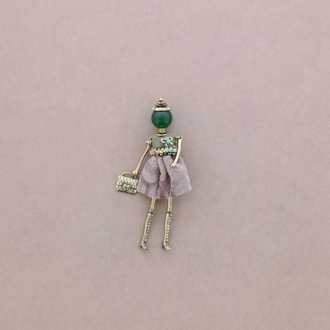 DOLL BROOCH