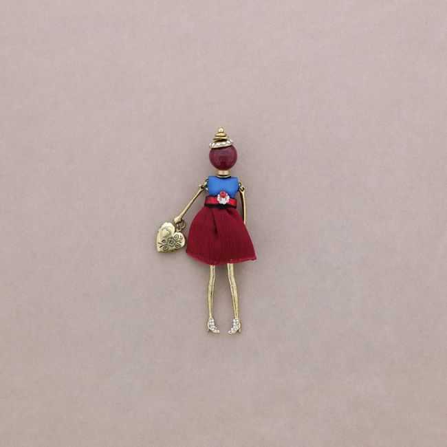 HANGING BROOCH DOLL