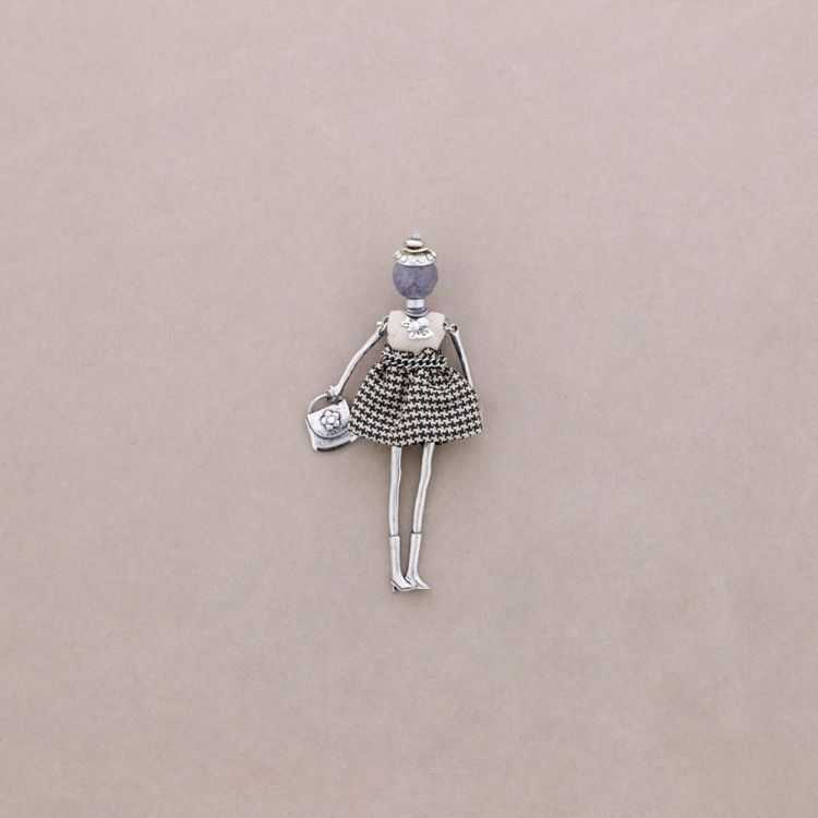 DOLL PENDANT BROOCH