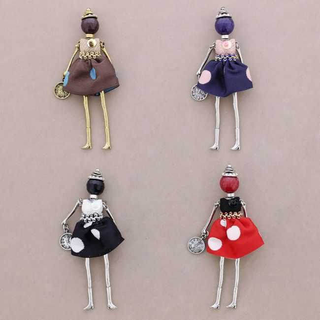 DOLL PENDANT BROOCH