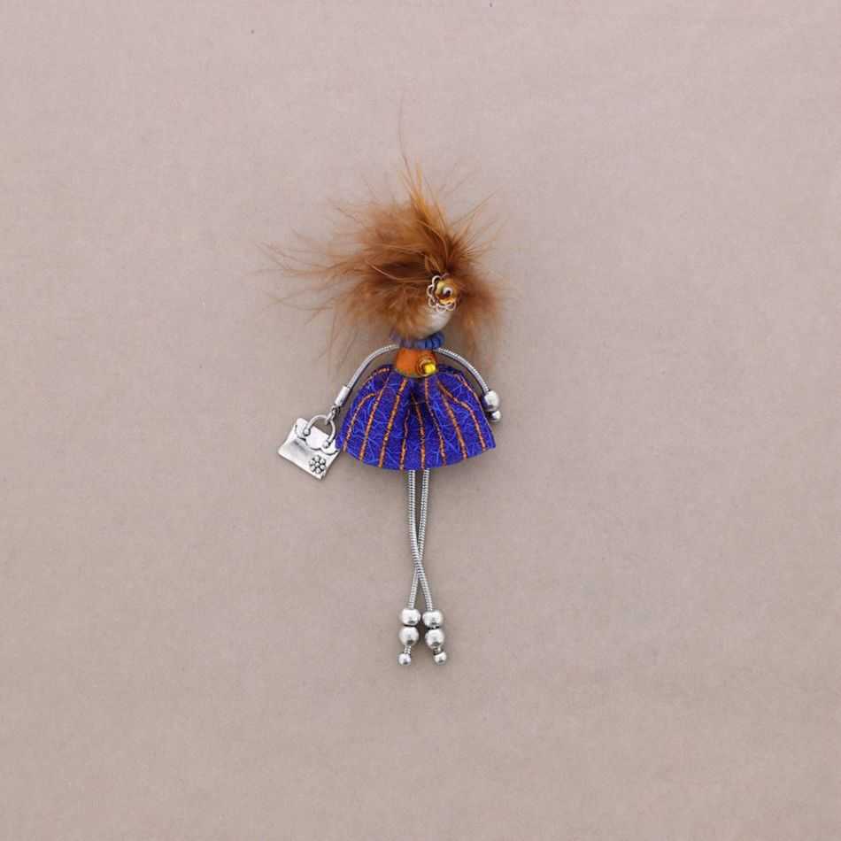 LADY QUEEN DOLL BROOCH