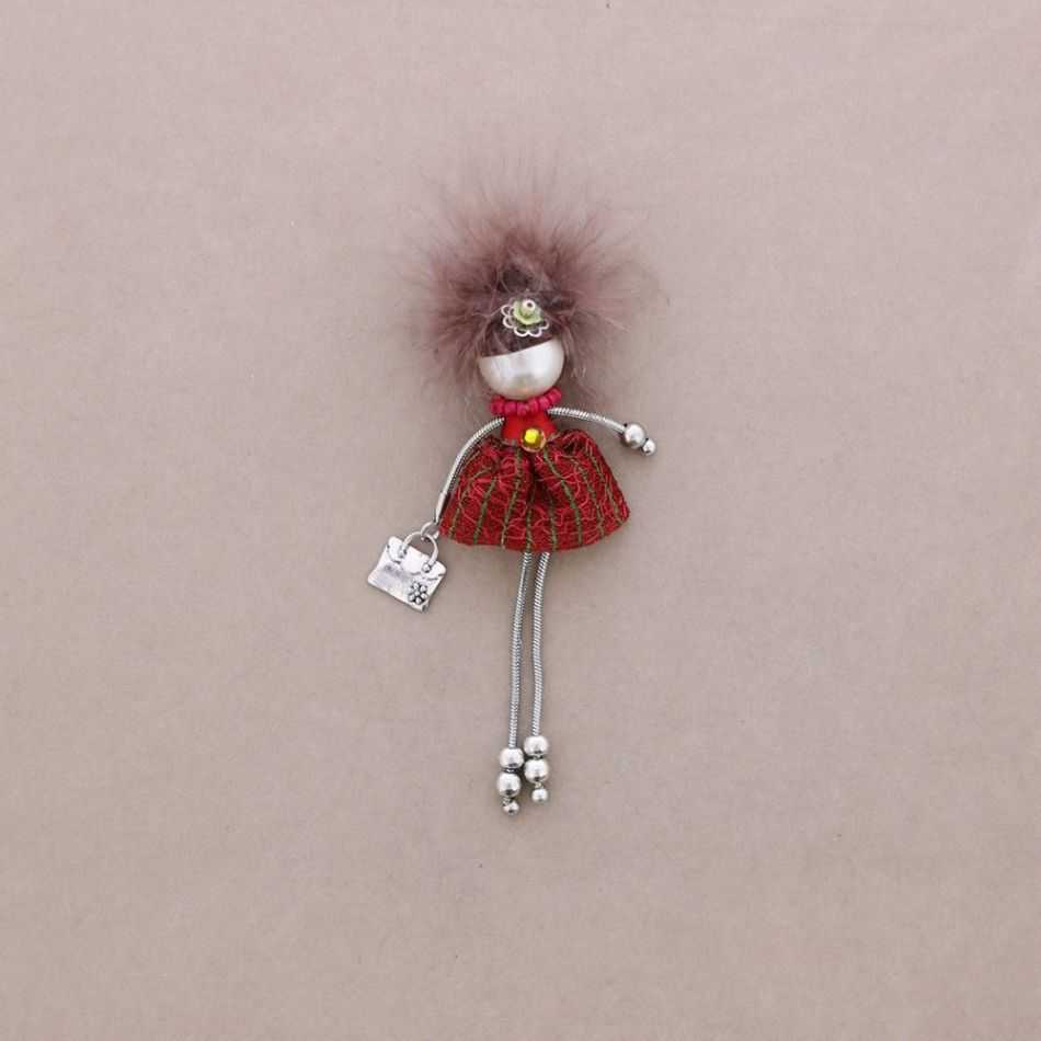 LADY QUEEN DOLL BROOCH