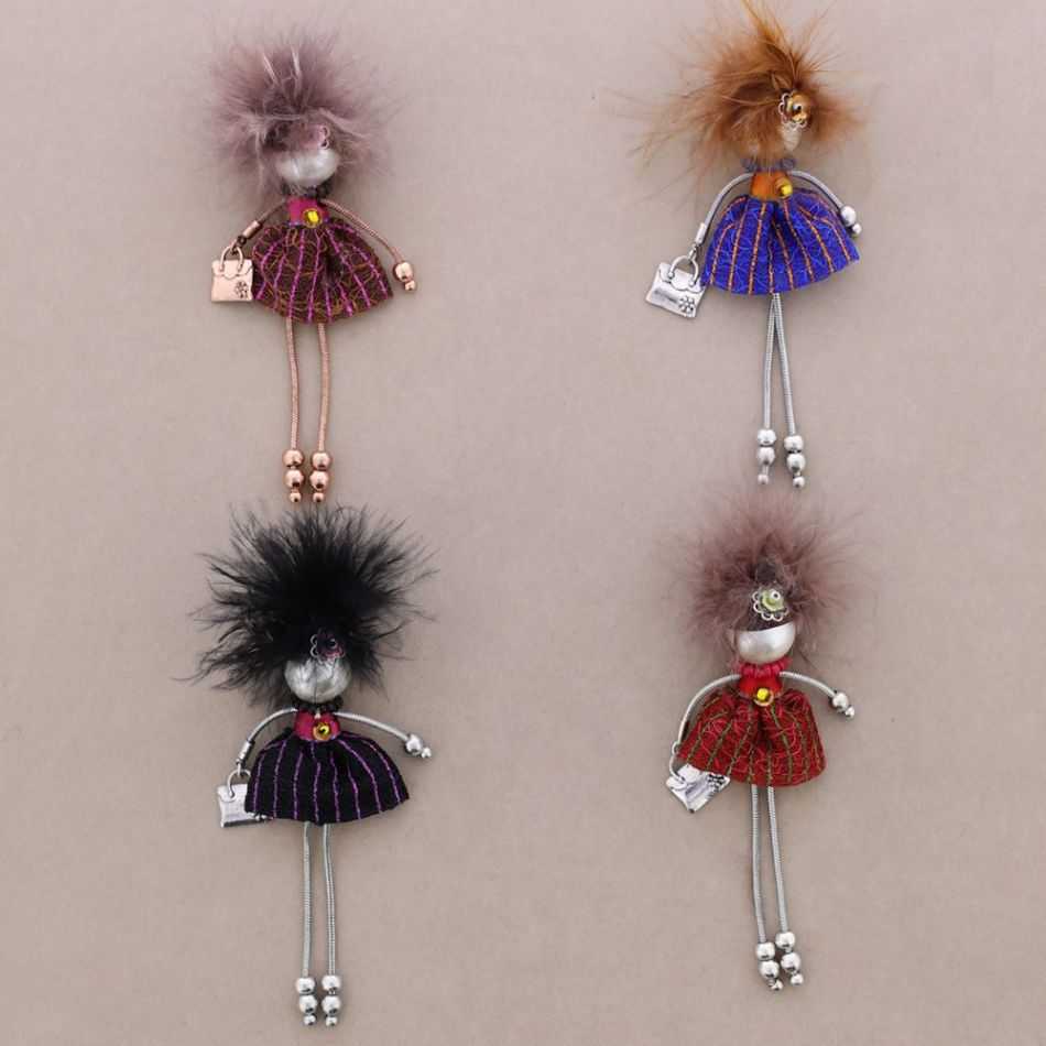 LADY QUEEN DOLL BROOCH