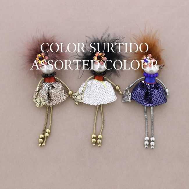 BROCHE MUÑECA LADY QUEEN
