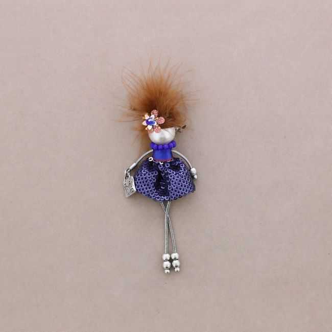 LADY QUEEN DOLL BROOCH