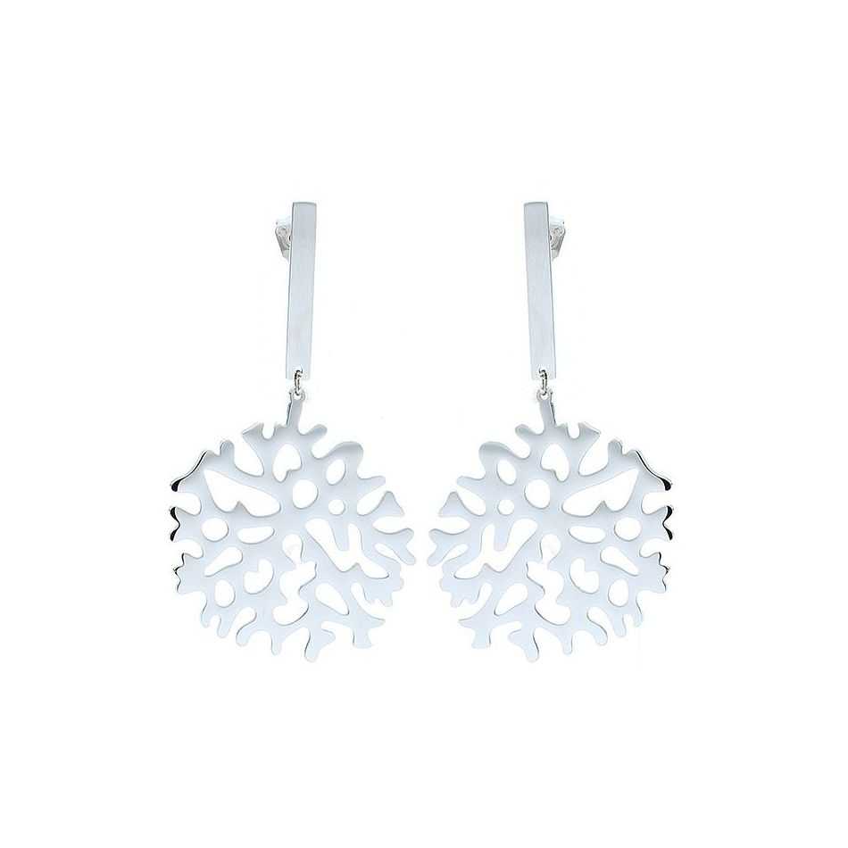 PENDIENTES COLGANTE HOJA ACERO
