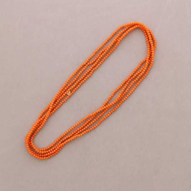 2-PIECE ELASTIC SET NECKLACE BRACELET WITH FACETED CRYSTALS