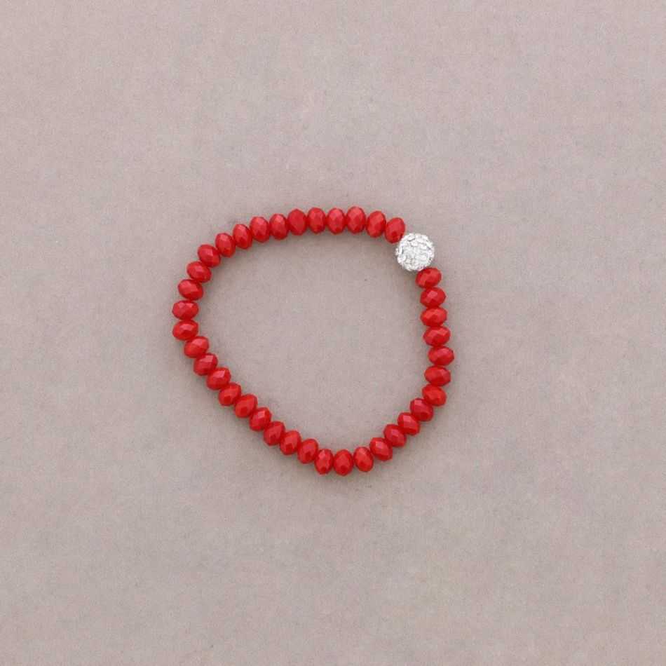 PULSERA CUENTAS CRISTALES