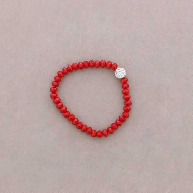PULSERA CUENTAS CRISTALES