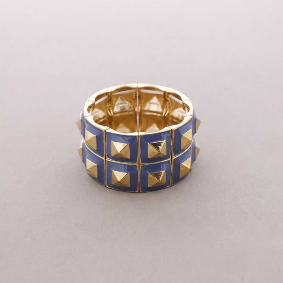 PULSERA RIGIDA METAL ESMALTE